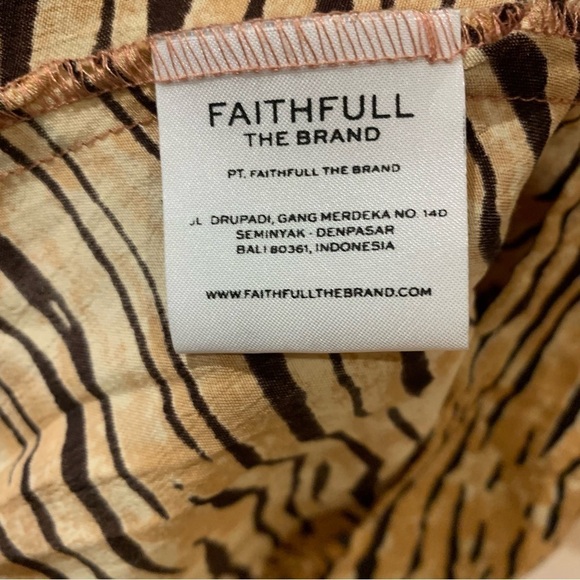 Faithfull the Brand Ira Mini Dress Wyldie Animal Print - Picture 9 of 10